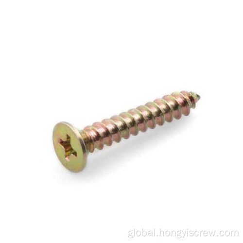 Cross Self Tapping Screws Zinc Plating Countersunk Flat Head Self Tapping Screws Factory